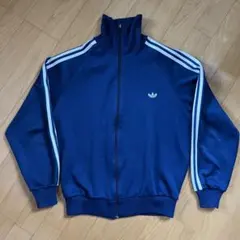 adidas トラックジャケット ネイビー 80s デサント製