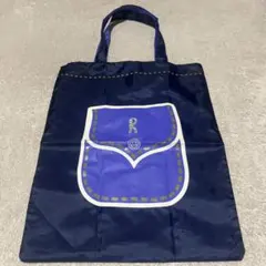 Roberta di Camerino ネイビー トートバッグ エコバックのサムネイル