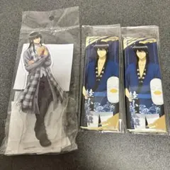 銀魂　桂小太郎　ダッシュストア　アクリルスタンド　花やしき　ロング缶バッジ