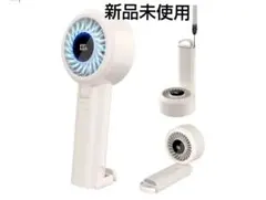 ★新品★ ポータブルハンディファン 軽量設計 USB充電式 バッテリー残量表示