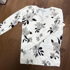 AZUL 花柄ニットセーター 155/80