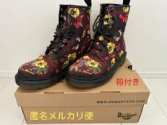 Dr.Martins ドクターマーチン 花柄 ブーツ ピンクステッチ 23cm - メルカリ