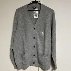 ユニクロ プレミアムラム Vネックカーディガン L