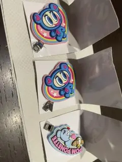 ナルミヤキャラクターズ ラバークリップ エンジェルブルー　ナカムラくん