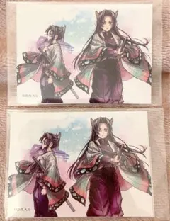 鬼滅の刃 webshopくじ 繋ぐ c106 G賞ステッカー しのぶとカナエ