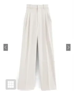 タックセンタープレスストレートワイドパンツ ai36 GRL