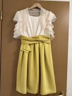 aimer エメ　パーティードレス　イエロー　ボレロとセット売り
