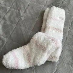 ジェラートピケ　ロングストライプソックス