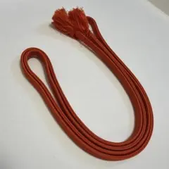帯締め 濃い橙色
