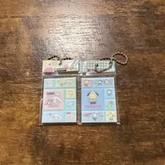 サンリオ タイルシールミニチュアチャーム シナモロール ポチャッコ 2点セット