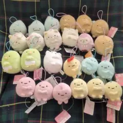 すみっコぐらし　マスコット　まとめ売り　計24個 ゴムひも付き　ぬいぐるみ