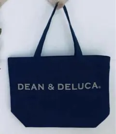 Dean&Deluca ネイビートートバッグ　Lサイズ