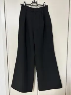 HARE フレアパンツ スリット ウエストゴム ポケット付き