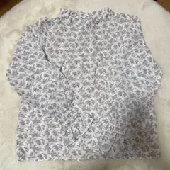 スタンドフリルネックシアーブラウス