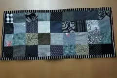 멀티 매트 패치워크 모노크롬 리버서블