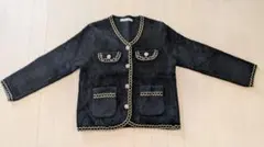 新品☆Kobe Lettuce ゴールドボタンジャケット 黒　M