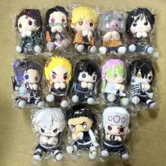 鬼滅の刃　ぴたぬい　ぬいぐるみマスコット　全13種セット