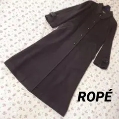 ロペ ロングコート 9AT ブラウン 茶系 ウール アンゴラ DMW