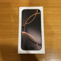 Apple iPhone 16 Pro 256GB デザートチタニウム　空箱
