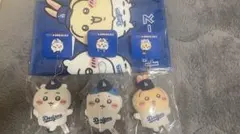 ちいかわ　MLB ドジャース　フェイスタオル　マスコット　セット