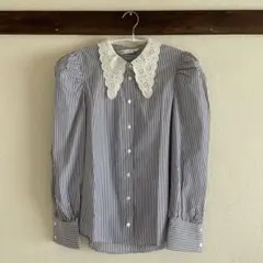 新品タグ付き　ZARA パフスリーブ　ブラウス