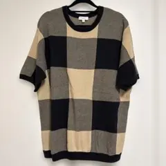 BEAUTY&YOUTH チェック柄 Tシャツ Lサイズ