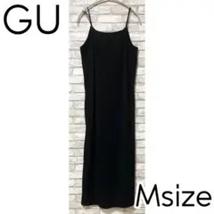 GU ジーユー リブキャミソールワンピース