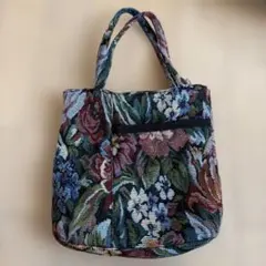 花柄ハンドバッグ