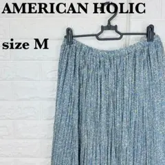 AMERICAN HOLIC小花柄 ロングプリーツスカート【314】