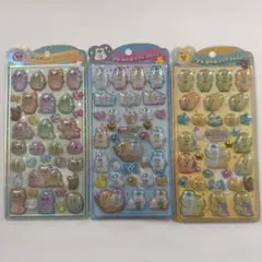 正規　おぱんちゅ　んぽちゃむ　うるちゅるポップシール　３枚セット　popseal