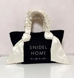 SNIDEL HOME オーガニックキャンバストート ブラック SMALL