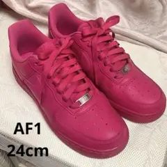 NIKE WAIRFORCE 1 '07 ピンク派手24.0cmエアフォース - メルカリ