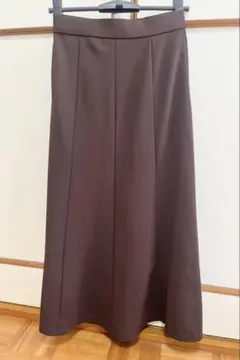 GU カットソーフレアスカートDARK BROWN Mサイズのサムネイル