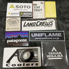 アウトドアブランドステッカーセット