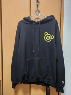 ISTKUNST プルオーバーパーカー ブラック M