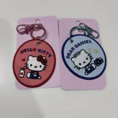 サンリオ キャラクター大賞2025 刺繍ワッペンキーホルダー　キティ