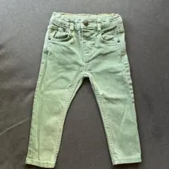 ZARAbaby ライトグリーン デニムパンツ 12-18ヶ月 86cm