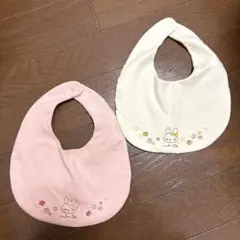 KP⭐️mimiちゃん刺繍入りスタイ 2枚セット