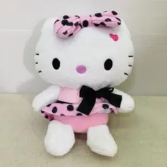 ハローキティ　Hello Kitty　水玉リボン　ぬいぐるみ　ドット　サンリオ