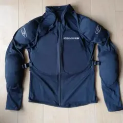 Komine ダークブルー メッシュジャケット（プロテクター内蔵品