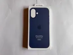 【新品未開封】iPhone16Plus 純正シリコンケース　デニム