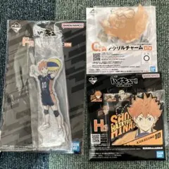 ハイキュー　一番くじ　日向翔陽　F・G・H 賞セット