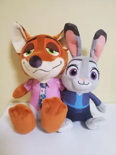ズートピア2 ペアぬいぐるみ
