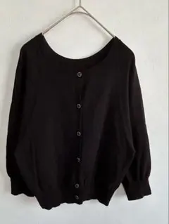 anysis ブラック カーディガン サイズM
