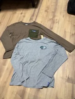 160サイズ　アウトドア　子供用長袖シャツ　2枚セット