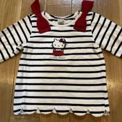 プティマイン ハローキティカットソー　長袖Tシャツ　110