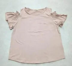 BEAMS HEART カットソー 半袖 肩出し ピンクのサムネイル