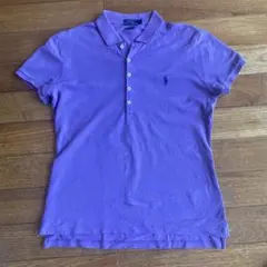 Polo Ralph Lauren 紫色 M スリムフィット 半袖ポロシャツ