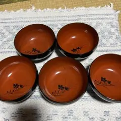 日本製 漆器椀 5個セット SK-HS-5013