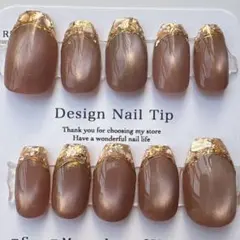 【サイズオーダー】ガラスフレンチ シェル ビー玉マグネット